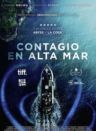 Cartel de  Contagio en alta mar
